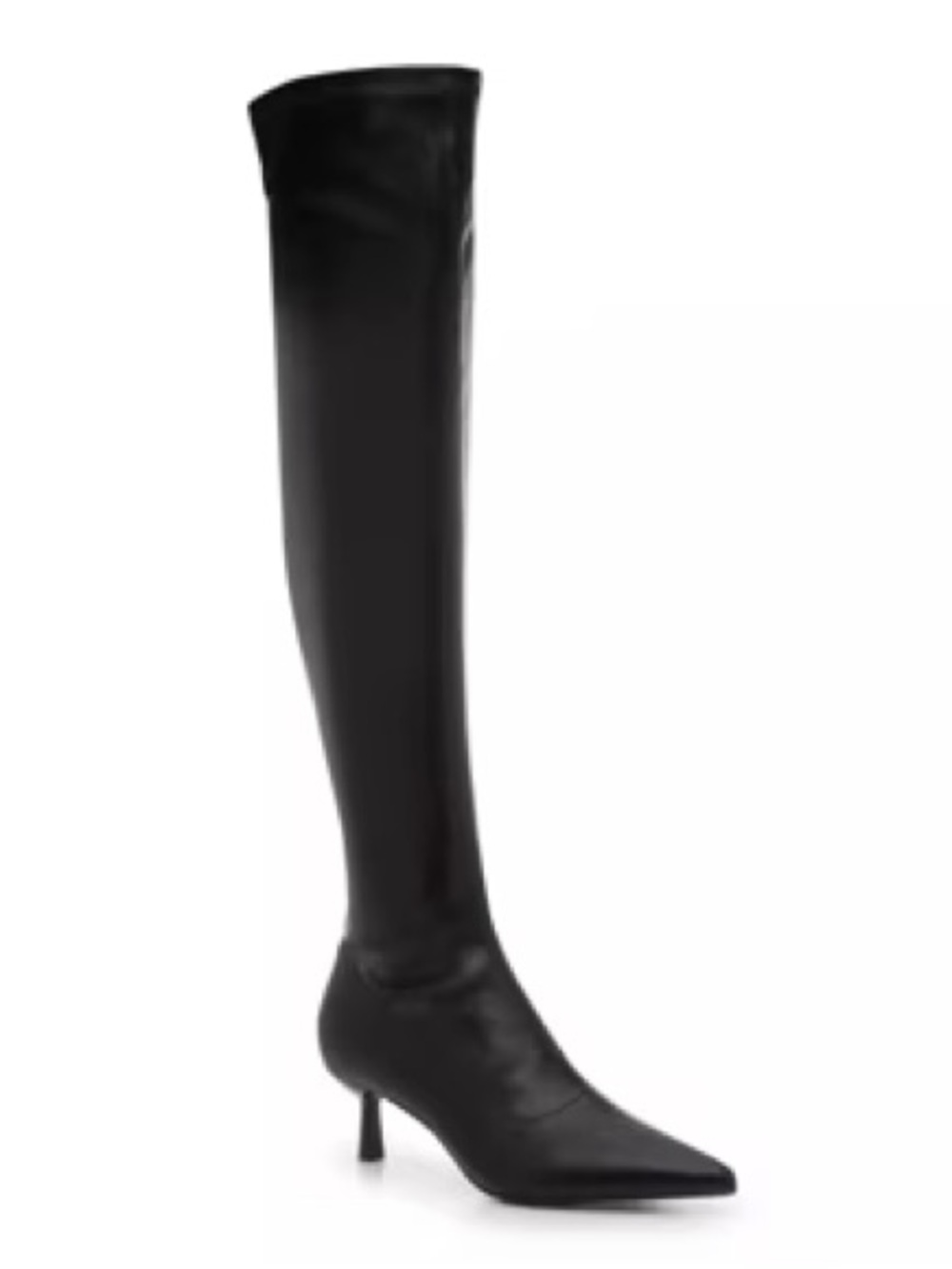 Madden Girl Deserai Over-The-Knee Kitten Heel Boots Size 7.5M